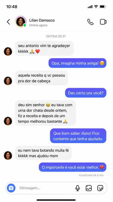Depoimento de cliente